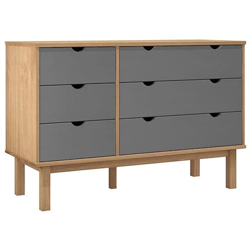 OTTA Scandinavian Style Drawer Cabinet - Solid Pine Wood Construction