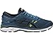 ASICS Men's Mens Gel-Kayano 24 Athletic Shoe, Ink Blue/Black/Safety Yellow, 10.5 Medium US