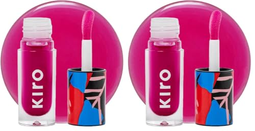 Image of Kiro PH-Play Color Changing Lip & Cheek Oil - Raspberry Ripple, 5.5ml | Hydrating, Skin Brightening, Reduce Fine Lines | Non-Sticky, Non Greasy | Skin Care Infused with Moringa, Rosehip & Avocado Oils