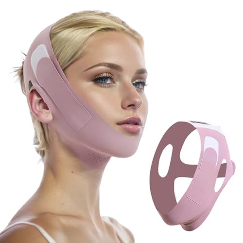 SexxLady Faja facial lifting,mascarilla reafirmante facial,Faja facial lifting,Adecuado para el uso diario,Púrpura