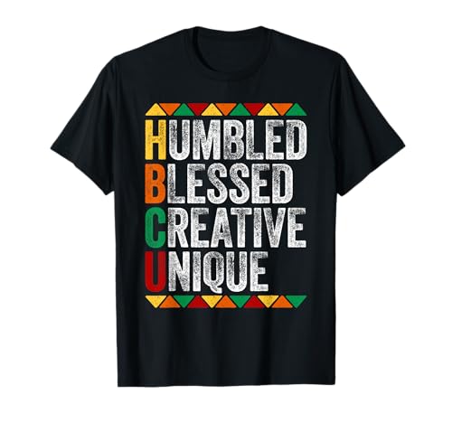 Camisa HBCU Humbled Blessed Creative, única, histórica, negra Camiseta