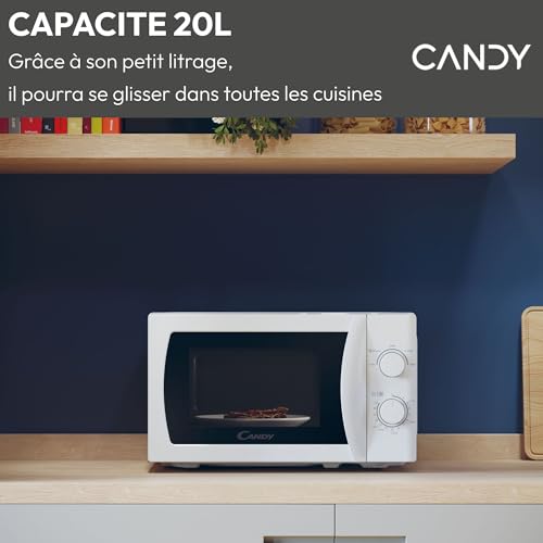 CANDY Micro ondes solo 20 litres CMW20SMW - vue 3
