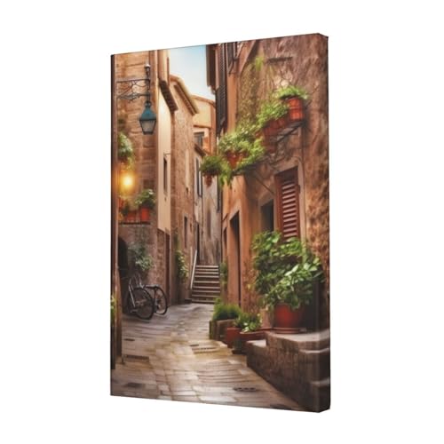 Peinture sur toile de rue italienne au fini moderne soigné