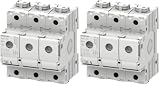 Siemens 5SG7133 MINIZED, Schalttrenner mit Sicherung, D02, 3-polig, In: 63A, Un AC: 400 V, Weiß (Packung mit 2)