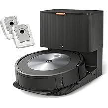 iRobot Roomba j7+ 7550 Robot Vacuum Bundle with Automatic Dirt Disposal - Wi-Fi Connected, Smart Mapping, Ideal for Pet Hair +2 AllergenLock Dirt Disposal Bags