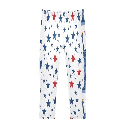 Toddler Girls Leggings Printed Yoga Pants Leggings The Statue of Liberty for Kids