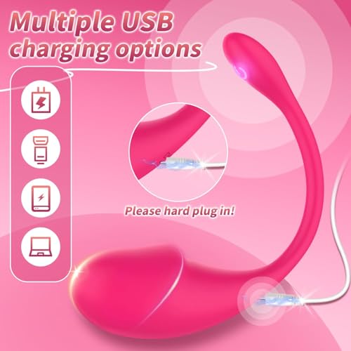 Miniatura 6 de Vibradorador Mujer Juguetes Eróticos Vibradores Dobles Vibrador Mando Distancia App 10 Modos Vibradorador Clitoris Juguetes Sexuales Consoladores.. Para Mujer Con Vibración Rojo