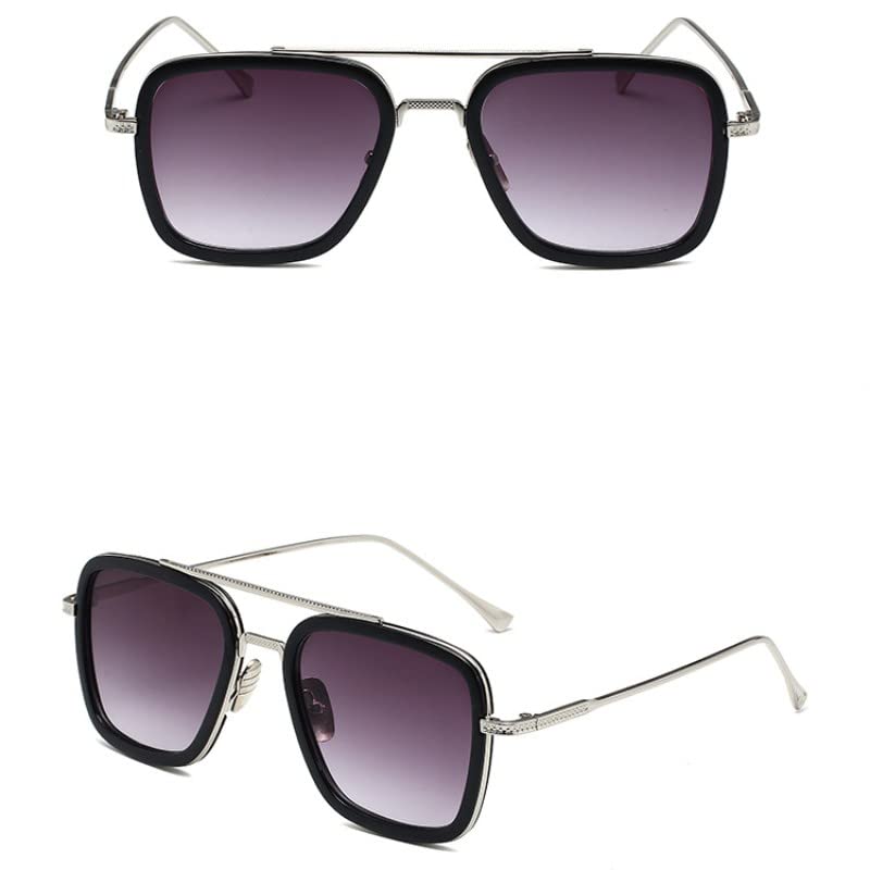 Women's Polarized Sunglasses Summer Classic UV Protection Retro Edition Square Full Frame Fashion Glasses Random Case3