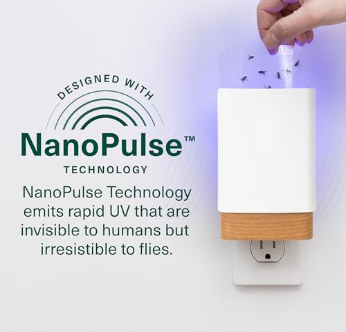 Image of Pestie Fruit Fly Traps, Indoor Gnat Trap Plug-in (1 Device, 2 Cartridges)