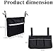 RHome Juego de mochila para silla de ruedas y bolsa lateral |...