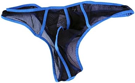 NEPTIO Fishnet Men's Thong, Rave Mesh Men's Stretch Net Thong Underwea
