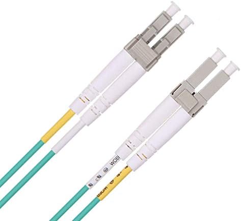 ipolex LC to LC Fibre Patch Cable 2m - OS2 Leads Single Mode Duplex 9/125 Fiber Optic Cable (LSZH) for 1G/10Gb SFP+ Transceiver, Media Converter
