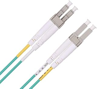 ipolex LC to LC Fibre Patch Cable 2m - OS2 Leads Single Mode Duplex 9/125 Fiber Optic Cable (LSZH) for 1G/10Gb SFP+ Transceiver, Media Converter
