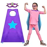 iROLEWIN Superhero Boys-Girls-Cape and Mask for Kids-Super-Hero-Cape Dress up Halloween Costumes...