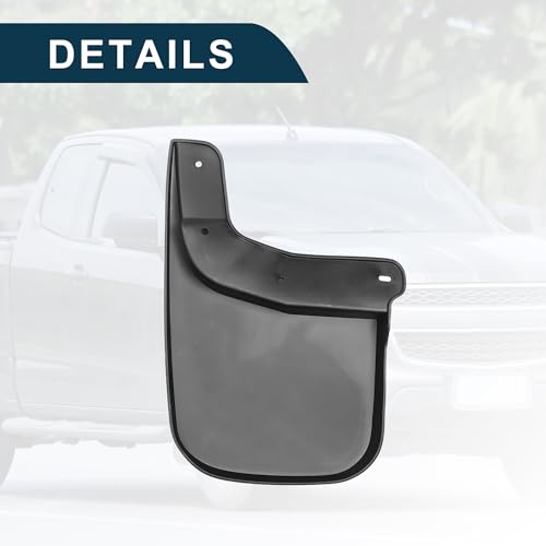 Image of Mud Flap Splash Guard for GMC Canyon 2015-2019 Durable | Front & Rear Side Mudflaps with Mount Accessor 1 Set