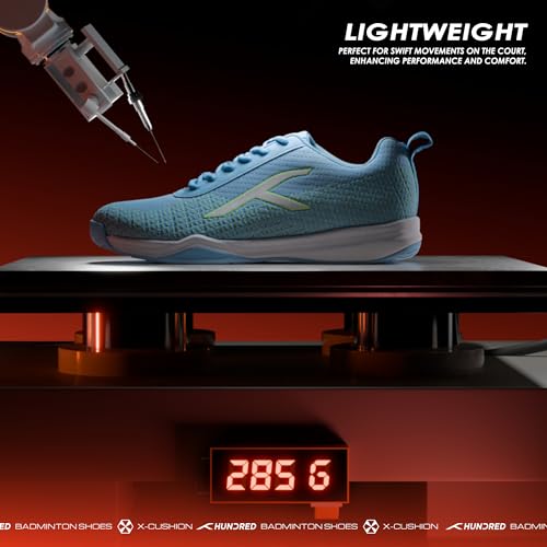 Image of Hundred Blade Lite Badminton Shoes (Non Marking) | Also Perfect for Squash, Table Tennis, Volleyball, Basketball & Indoor Sports | Lightweight & Durable