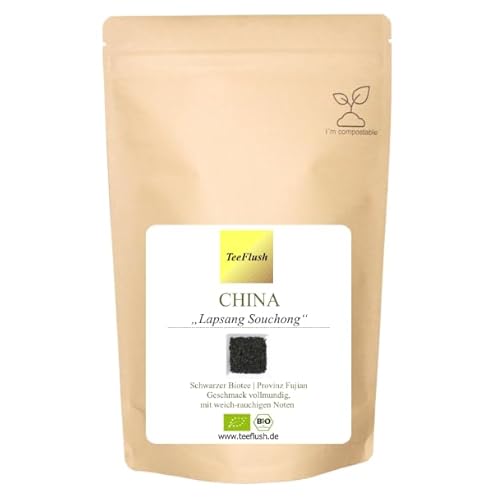 Lapsang Souchong Shaowu Bio, China Schwarzer Tee, Ernte 2025, Provinz Fujian, 250g, lose Blätter, Geschmack vollmundig, mit weich-rauchigen Noten