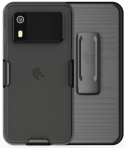 Coldre para Zebra EM45, Nakedcellphone [Rotating/Ratchet] Capa com clipe de cinto para scanner de co