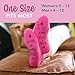 Bring Me Wine Fuzzy Pink Socks - Novelty Cupcake Packaging for Her...