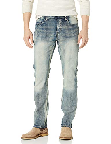 Southpole Men's Denim Pants, Ice Black Tint Signature, 34X32