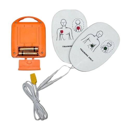 Image of Mini AED Training Device with Practice Pads, CPR Training Equipment, Adult and Child Training Modes