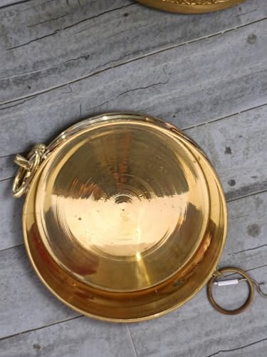 Image of Brass para kalasa Kerala Traditional Vessel | Padi Urli for Pooja, Diya & Flower Decoration (6.5 cm x12cm) (Medium)