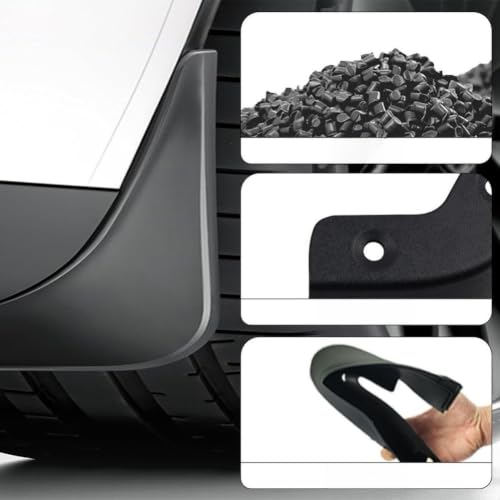Bavettes garde-boue Chery Tiggo 9 2026 PHEV kit gris foncé TPE - 5
