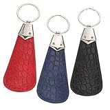 GALPADA 3pièces Courts Cuir Avec Anneau Porte-clés Accessoires De Chaussures Antidérapa...
