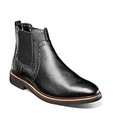 Nunn Bush Men's Otis 2.0 Chelsea Fashion Leather Boot, Black, 12 Wide
