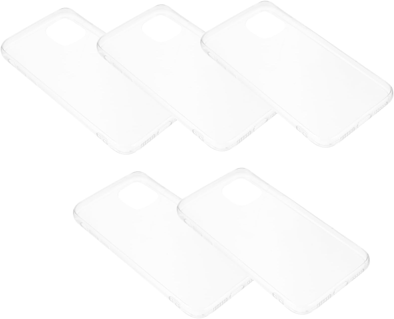 HOMSFOU 5pcs Epoxy Mobile Phone Case DIY Phone Decoration DIY Phone Case Cell Phone Covers Cellphone Cases Phone Case Absorption Phone Case Personalized Phone Shell Geupday