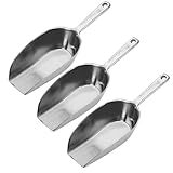 Westmark Haushaltsschaufeln Hygia – 3 praktische Schaufeln zum sauberen Dosieren von trockenen Zutaten wie Zucker und Gewürzen oder Tierfutter und Süßigkeiten – 410 ml