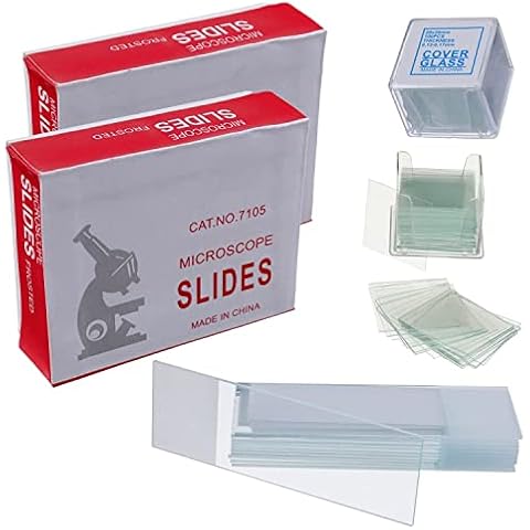 BOJACK Microscope Slides and Cover Glasses Cover