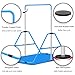 Jivifao Gymnastics Bar for Kids, Adjustable Height Gymnastic Horizontal Bars with Mat, Folding Gymnastic Training Monkey Bars, Junior Expandable Training Kip Bar for Home