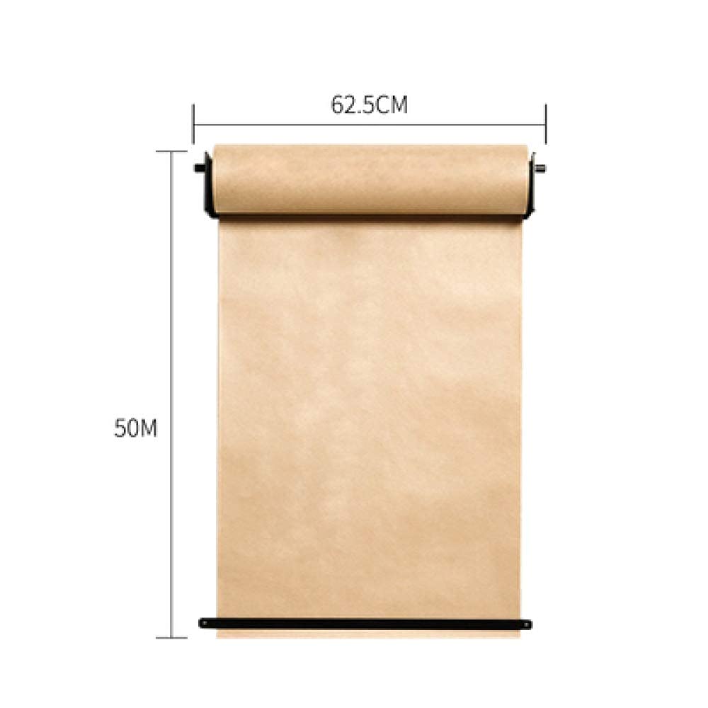 Distributeur de papier kraft mural pour bureau, maison et café, 62,5 cm