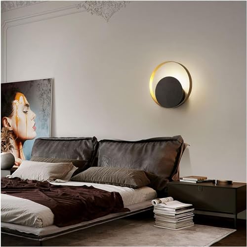 Applique murale solaire ronde à LED Générique pour éclairage de jardin et allée