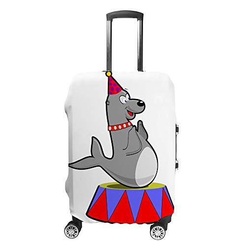 Housse de valise grise extensible en polyester CHEHONG pour bagage 18 à 32 pouces