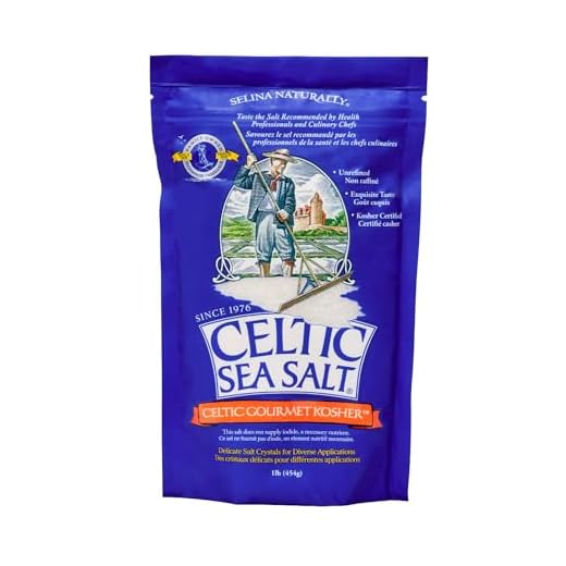 Celtic Sea Salt Kosher, Unrefined Kosher Salt Flakes for Cooking, 1 lb