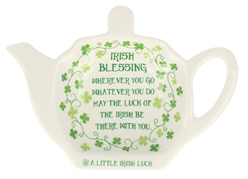 Tea Bag Holder, Clover Irish Blessing