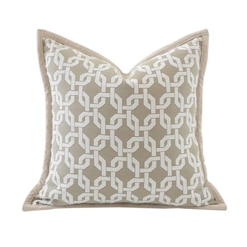 Croker Horse Chain Reversible Throw Pillow Cover, 18x18''