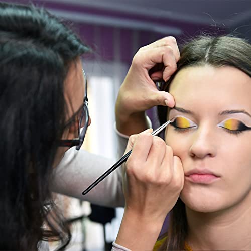 Fine Angled Eyeliner Brushes, Jassins Precision Gel Eye Liner Brush,Synthetic Bristles Eye Makeup Tool,Ultra Thin Slanted Flat Angle For Beauty Cosmetic Tool #TOP4