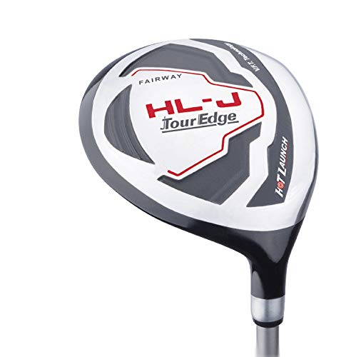 Tour Edge Hl-J Junior Complete Golf Set With Bag (Right Hand, Graphite, 1 Putter, 3 Irons, 1 Hybrid, 1 Fairway, 1 Driver 9-12) Red #TOP4