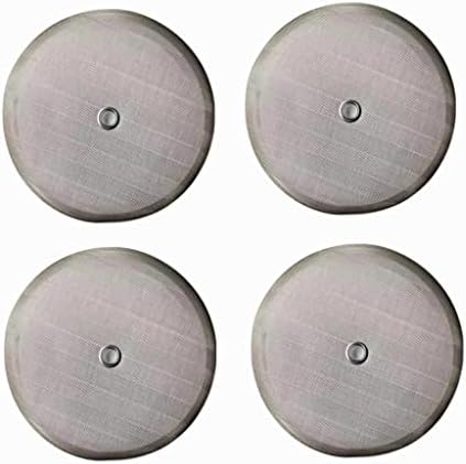 Universal French Press screen 4 inch for 34oz/8 cups/1000ml coffee press, 4 Pack french press filter replacement screen with metal center ring