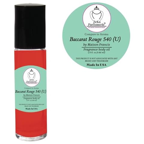 ZEKA PARFUMERIE Baccarat Rouge 540 Body Oil Cover