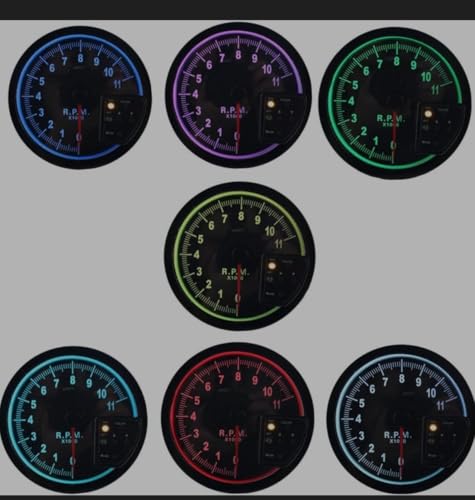 Image of AUTO MT WORKING RPM Tiger RPM Meter Speedometer Tacho Gauge
