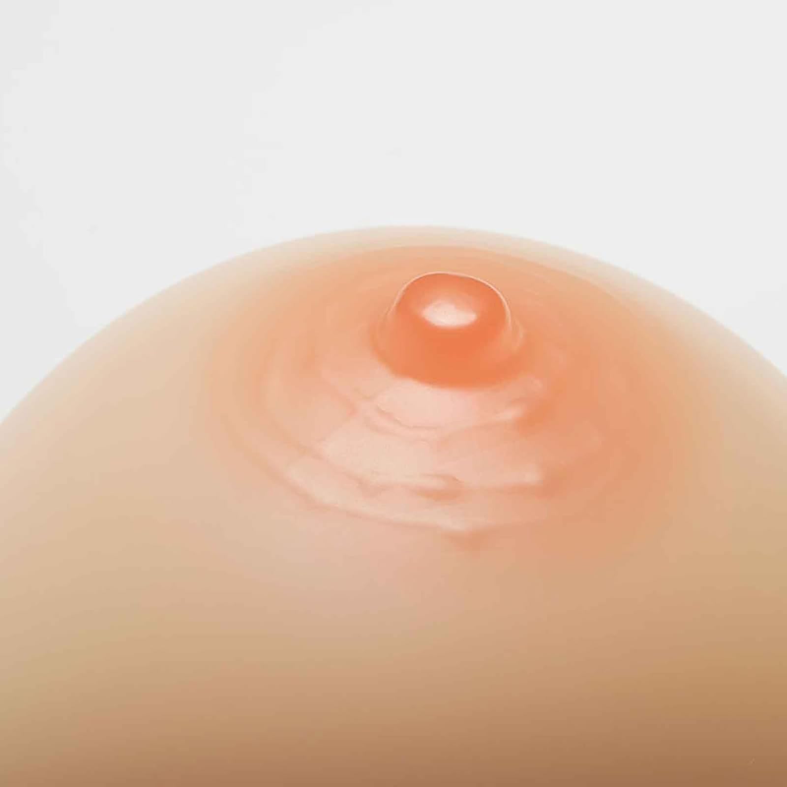 Prótesis mamarias Autoadhesivas de Silicona con Forma, Pechos Falsos, prótesis para mastectomía, Rellenos para Sujetador para travestis, transgénero y Cosplay,Nude,1400g/Pair