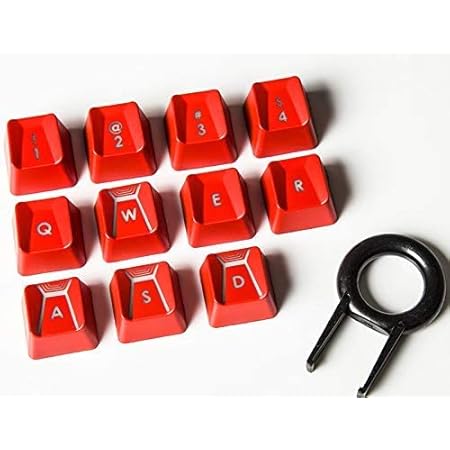 Amazon.com: HUYUN Performance Gaming keycaps Replacement for Romer-G ...