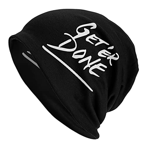Lsjuee Get Er Done Beanie-Mütze, Unisex, für den Winter, warme Strickmütze – Bild 3