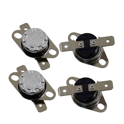 Termostato bimetallico 2 pezzi KSD301 0~350C 10A Interruttore di temperatura Controllo termico Gradi Celsius Ripristino automatico 75 85 95(350C-Ceramic)