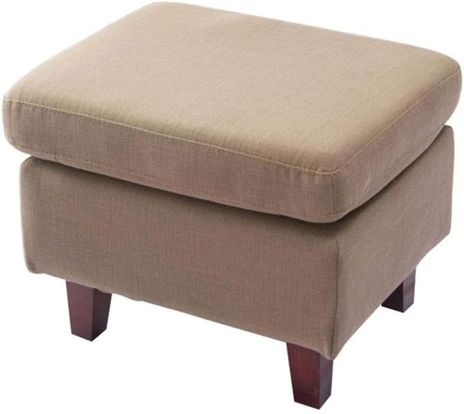 Tabouret ottoman pliable robuste repose-pieds rembourré de salon