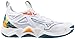 Mizuno Wave Momentum 3 Unisex Volleyball Shoe | White-Moroccan Blue | US Unisex 12